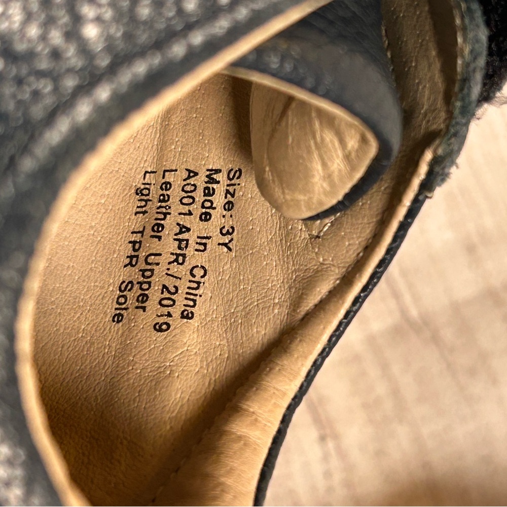 Navy Kids Shoes - Picture 4 of 5
